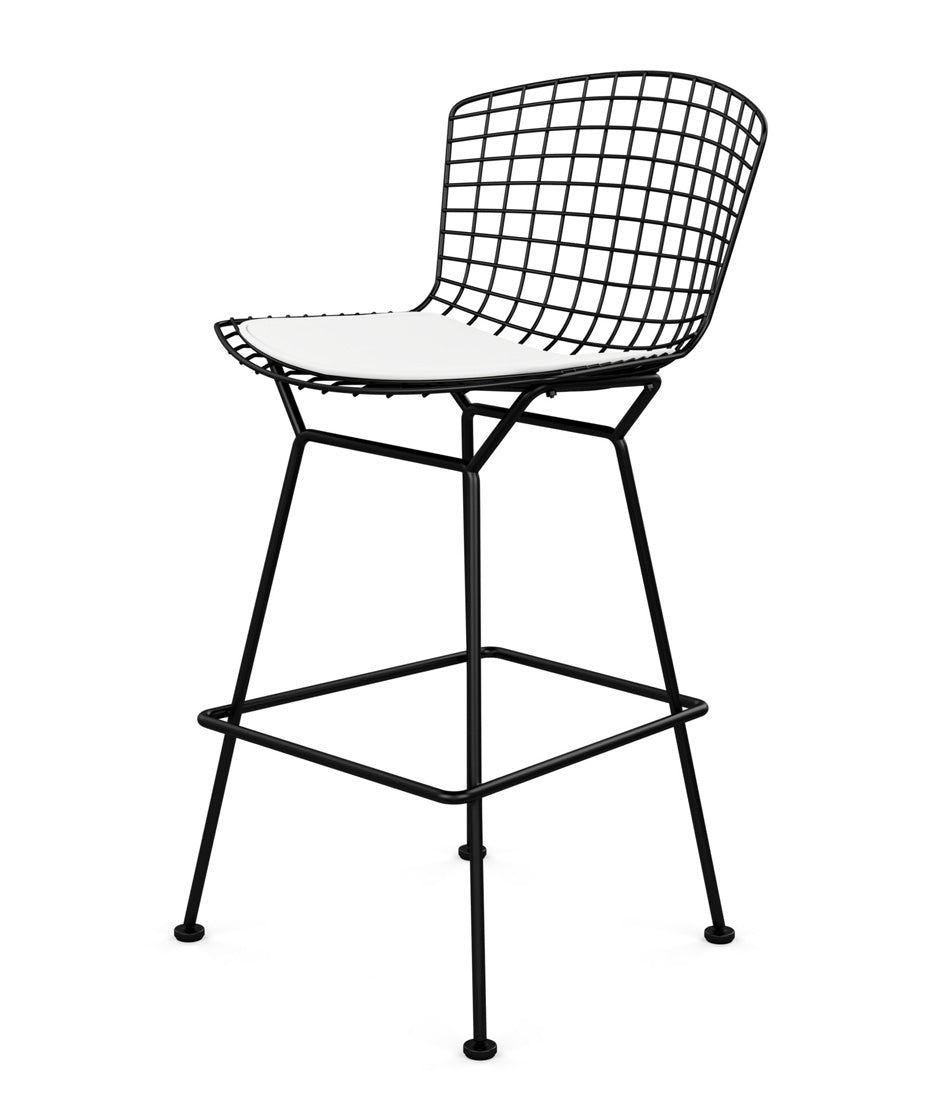Bertoia Stool, Counter Height - Leather Seat Pad