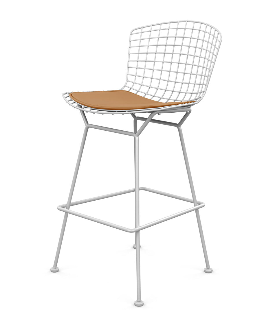 Bertoia Stool, Counter Height - Leather Seat Pad