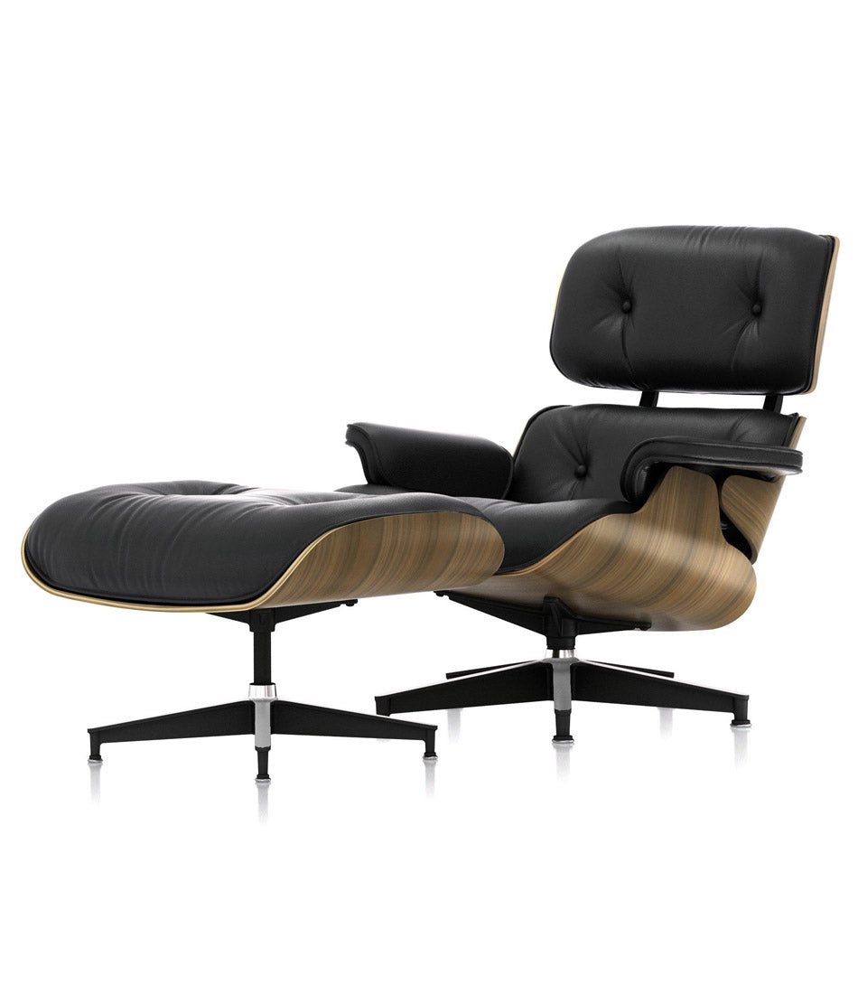 Eames® 休闲皮椅和脚凳 - 经典尺寸