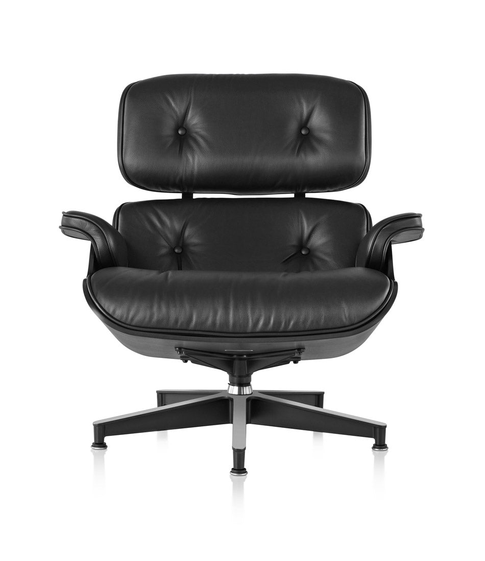 Eames® Lounge Chair and Ottoman Ebony