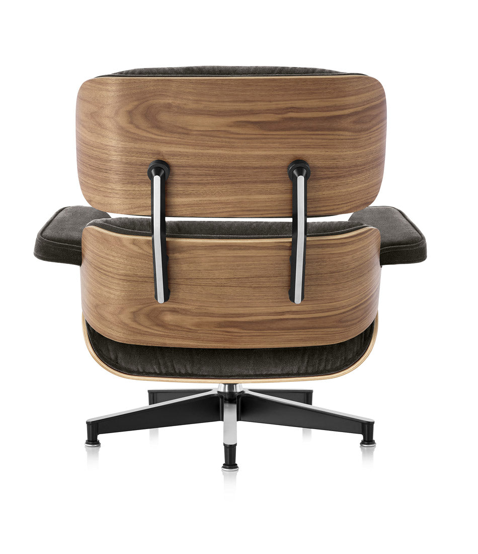 Eames® Lounge Mohair Chair and Ottoman - Classic Size