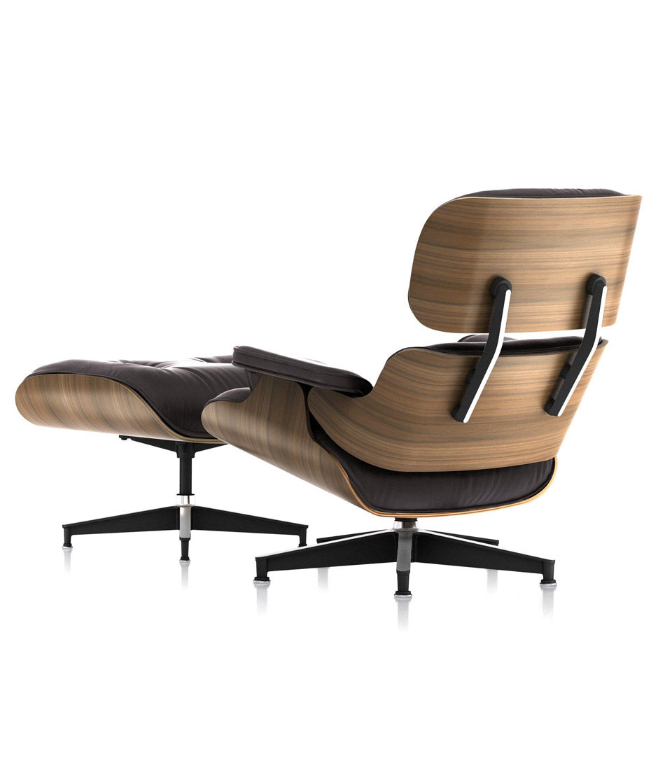 Eames® Lounge Mohair Chair and Ottoman - Classic Size