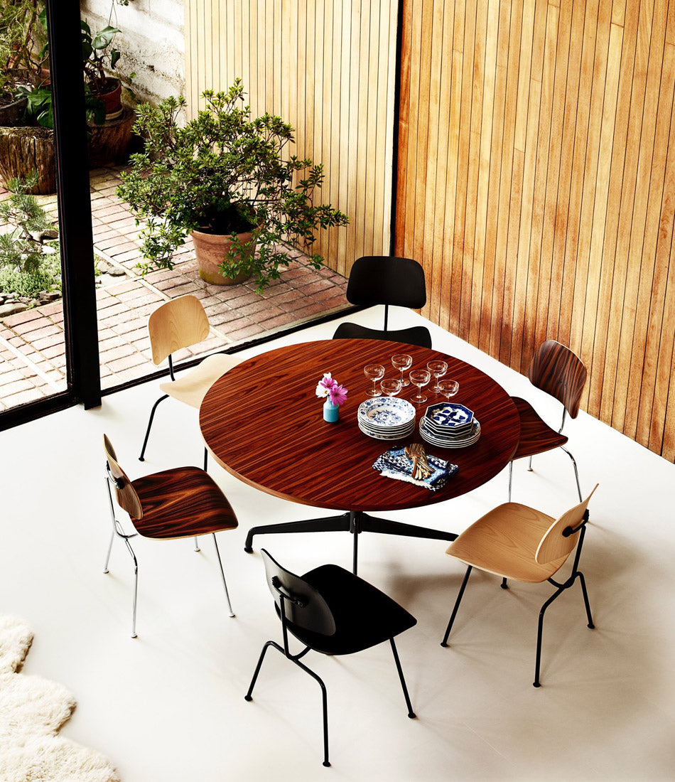 Eames® Molded Plywood Dining Chair with Metal Base
