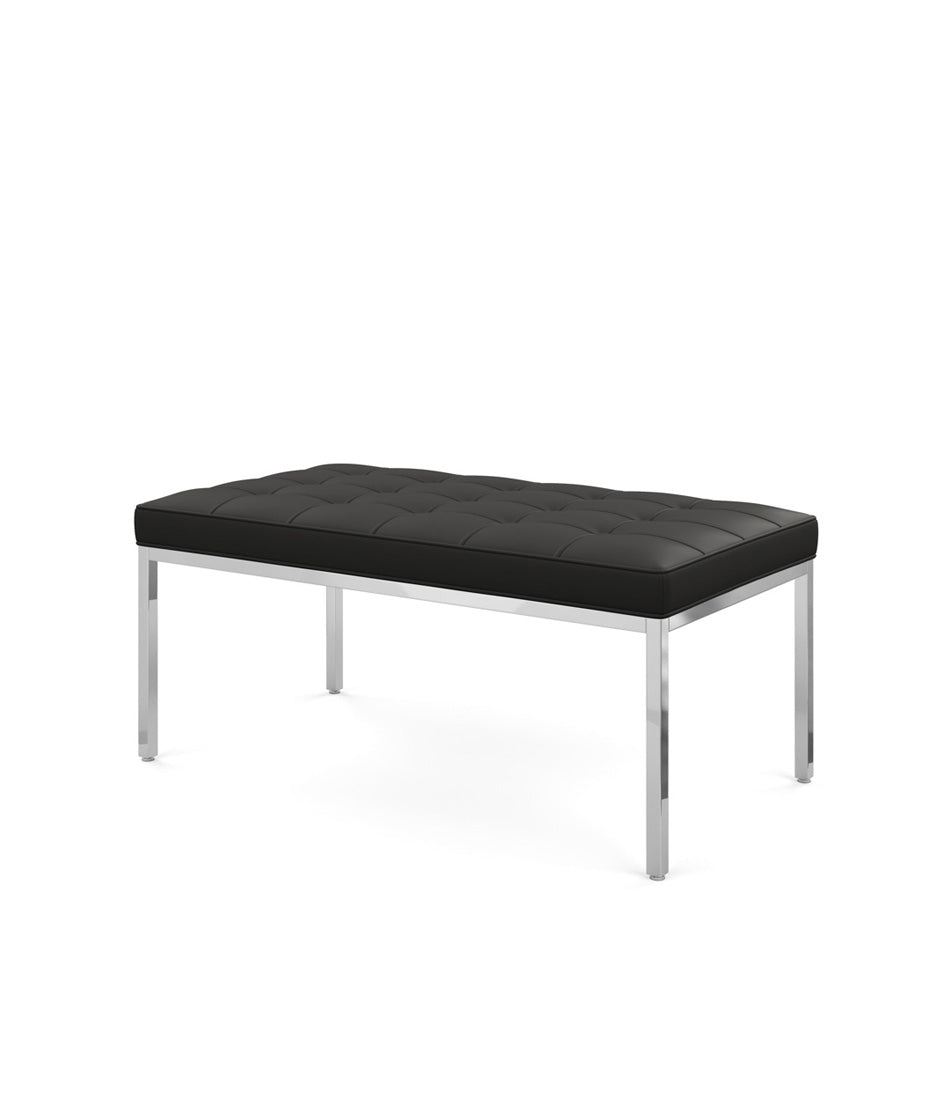 Florence Knoll 两人长椅 - 皮革