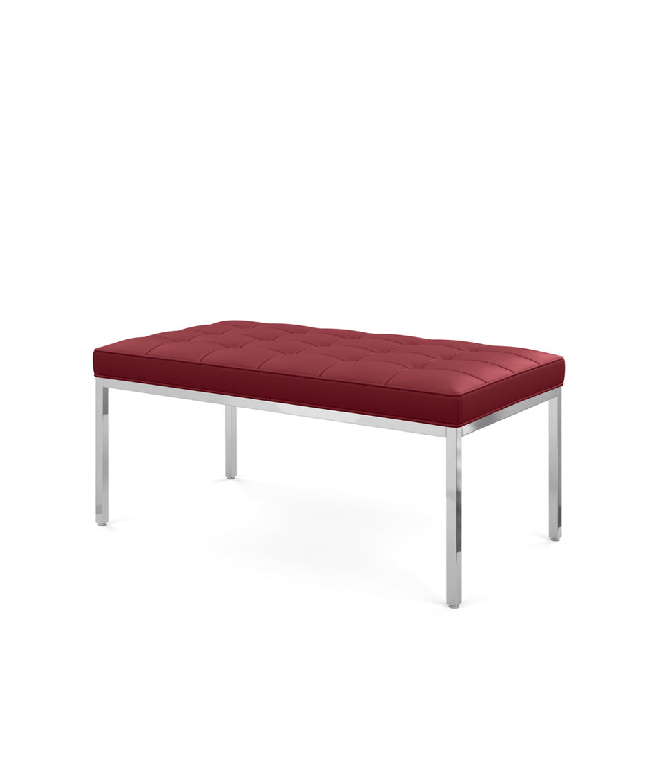 Florence Knoll 两人长椅 - 皮革