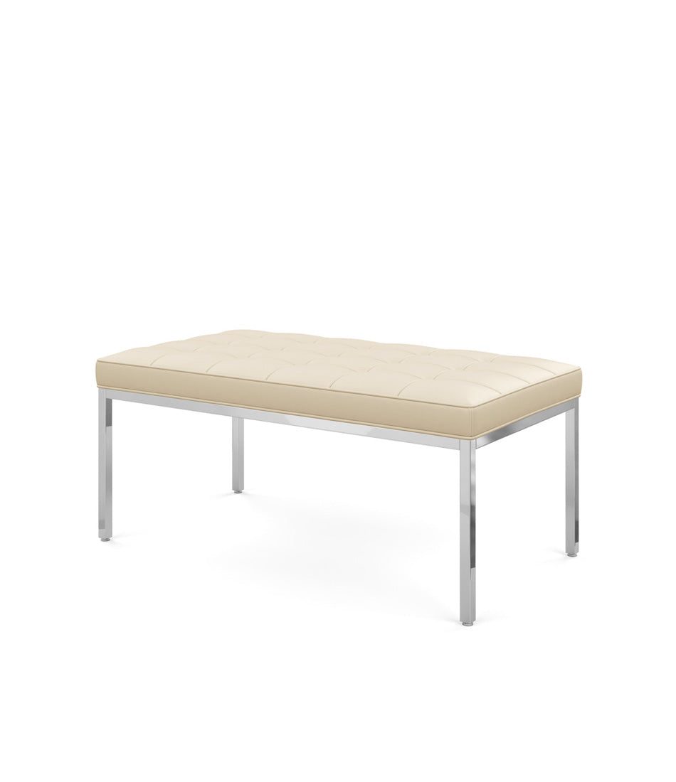 Florence Knoll 两人长椅 - 皮革