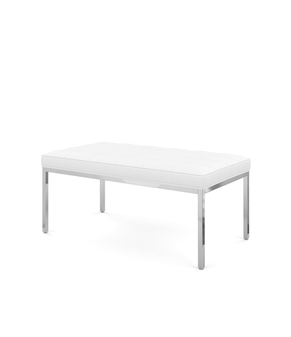 Florence Knoll 两人长椅 - 皮革