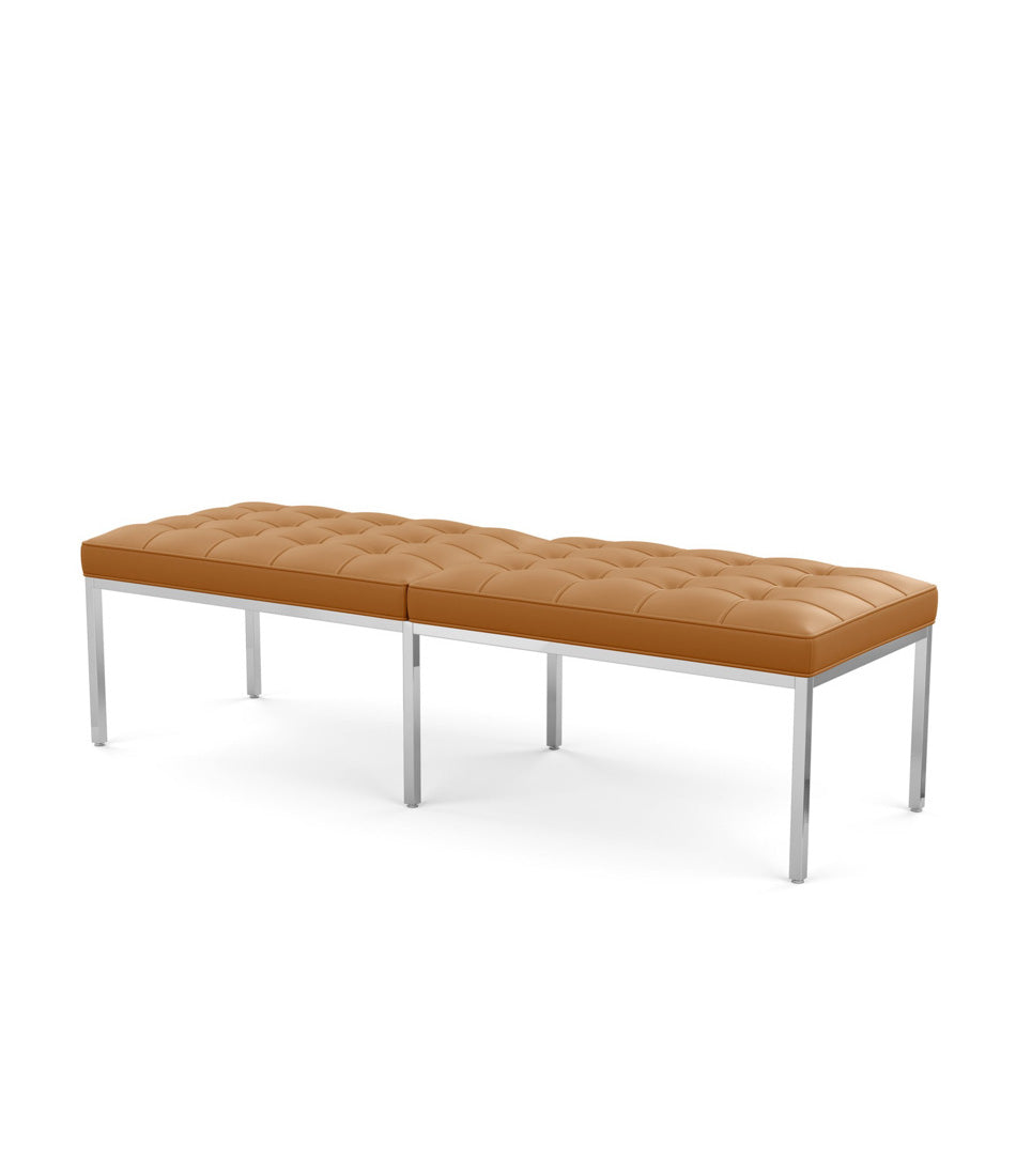 Florence Knoll 三人长椅 - 皮革