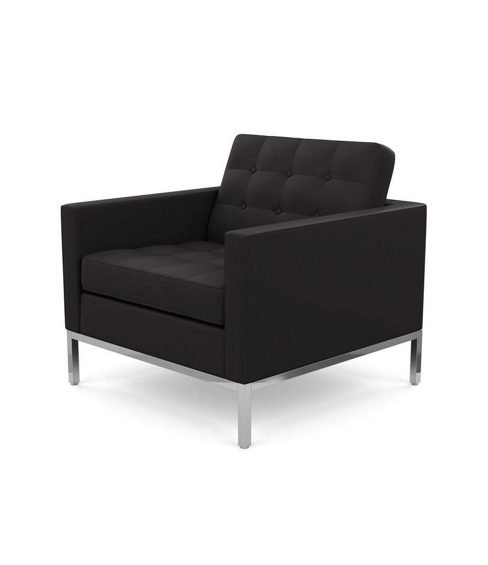 Florence Knoll 休闲椅 - 皮革