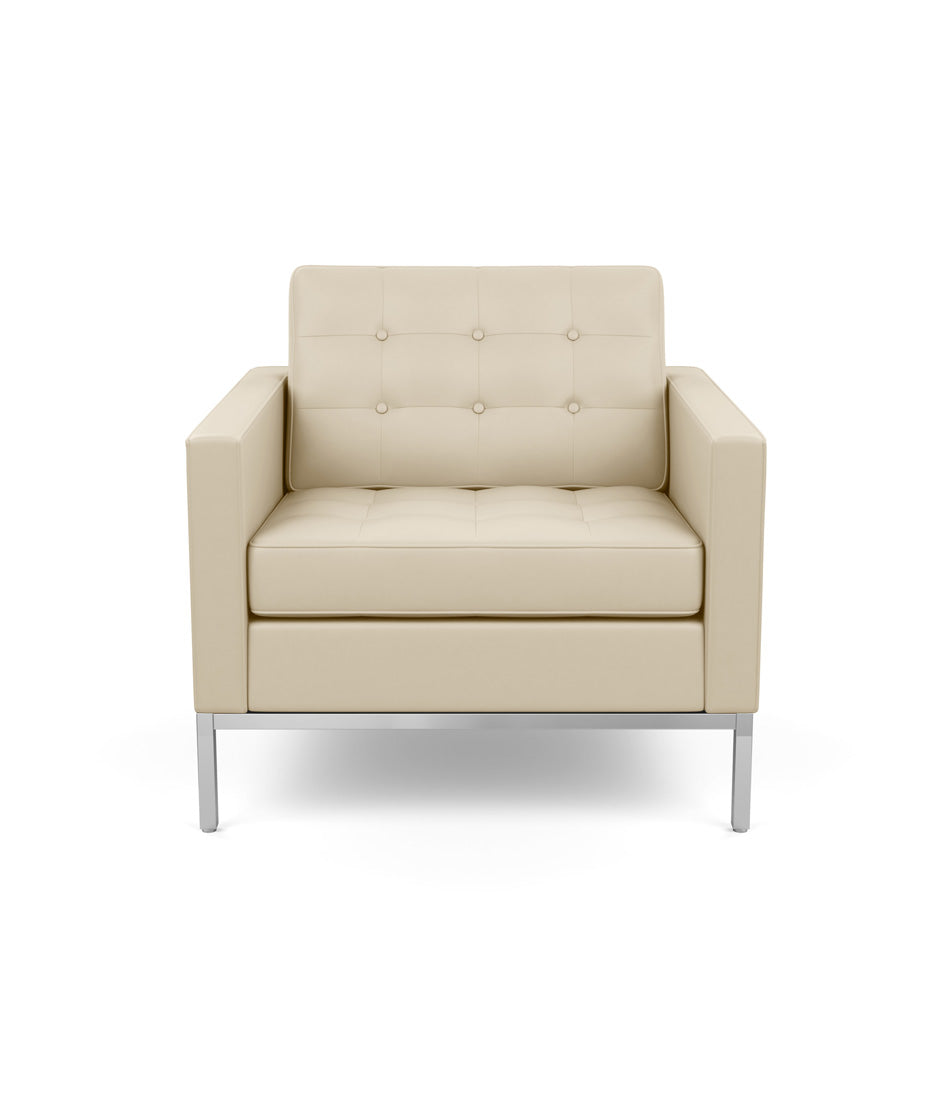 Florence Knoll 休闲椅 - 皮革