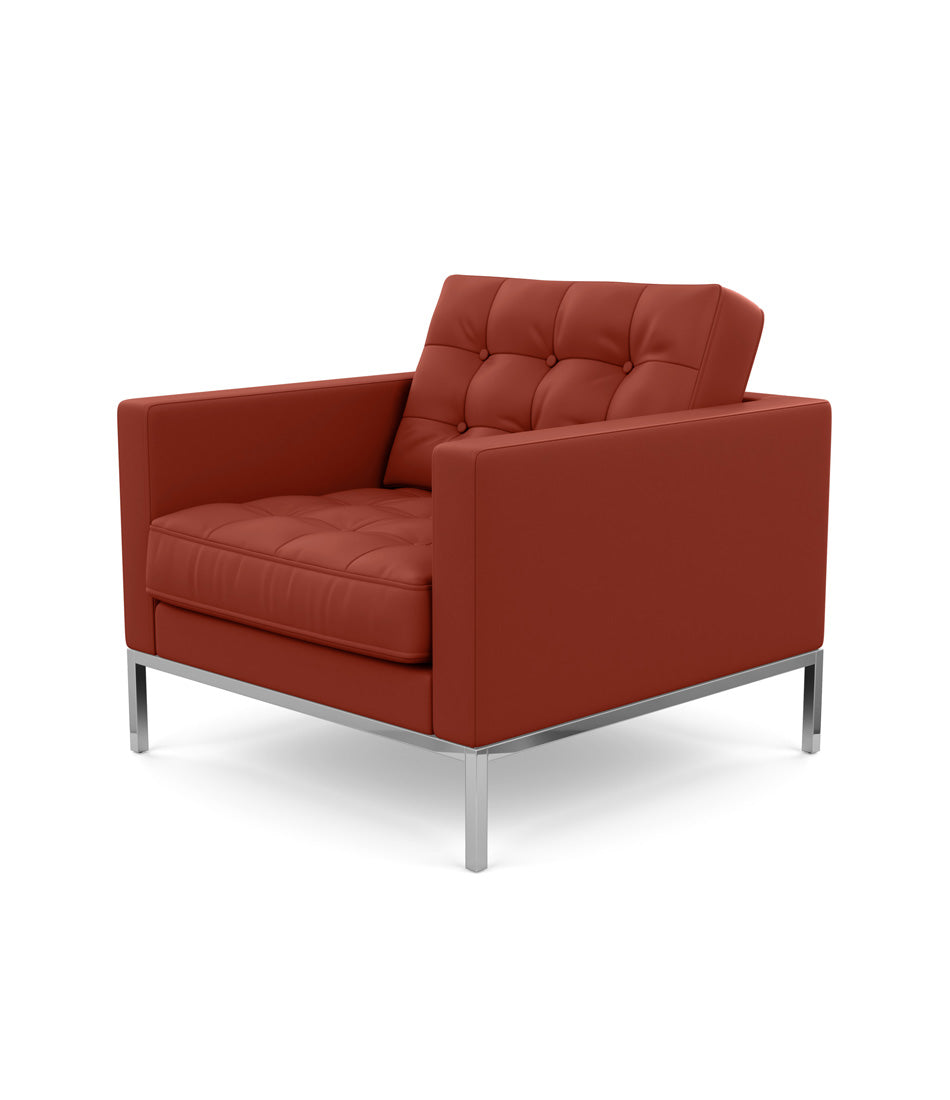 Florence Knoll 休闲椅 - 皮革