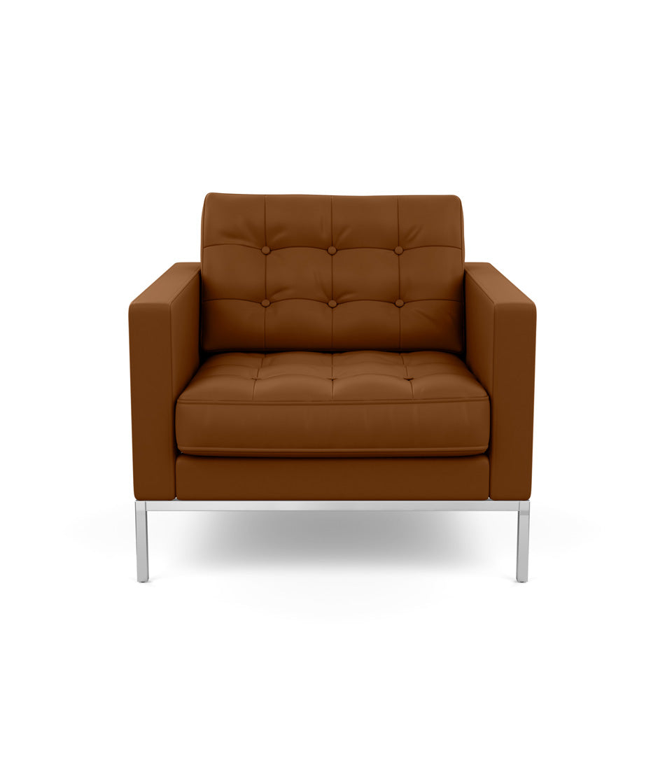 Florence Knoll 休闲椅 - 皮革