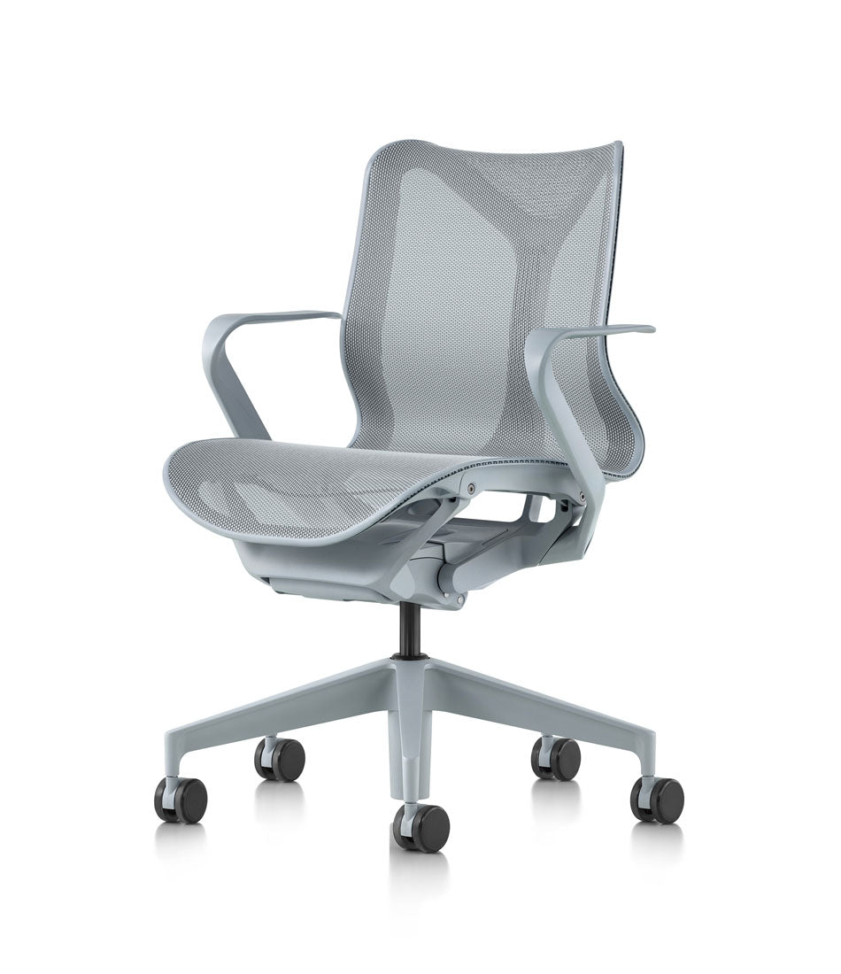 Herman Miller Cosm low back task chair in glacier finish.