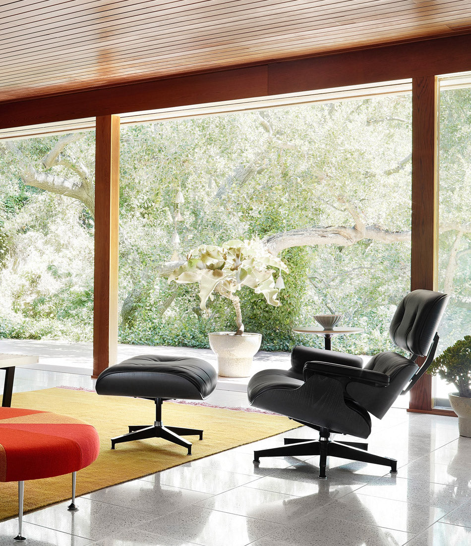 Eames® Lounge Chair and Ottoman Ebony