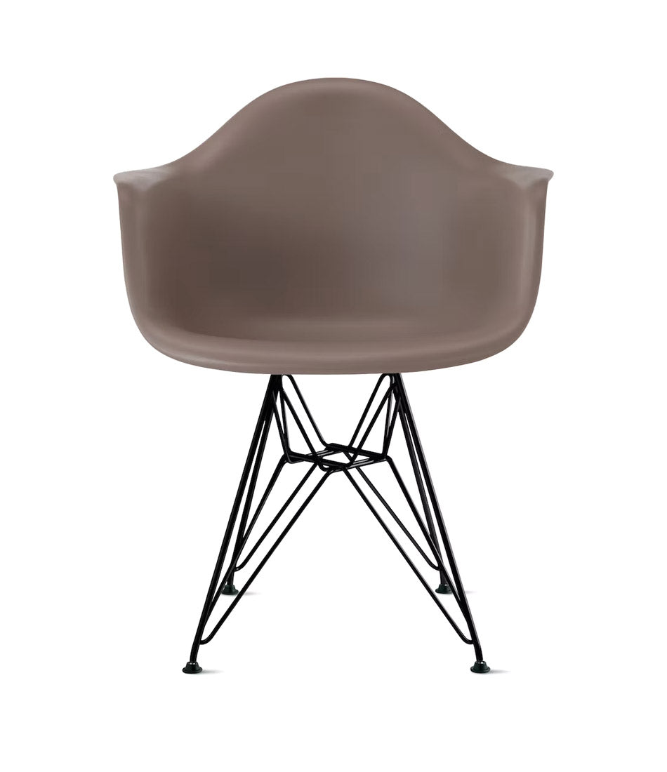 Eames® 模压塑料扶手椅,铁丝底座