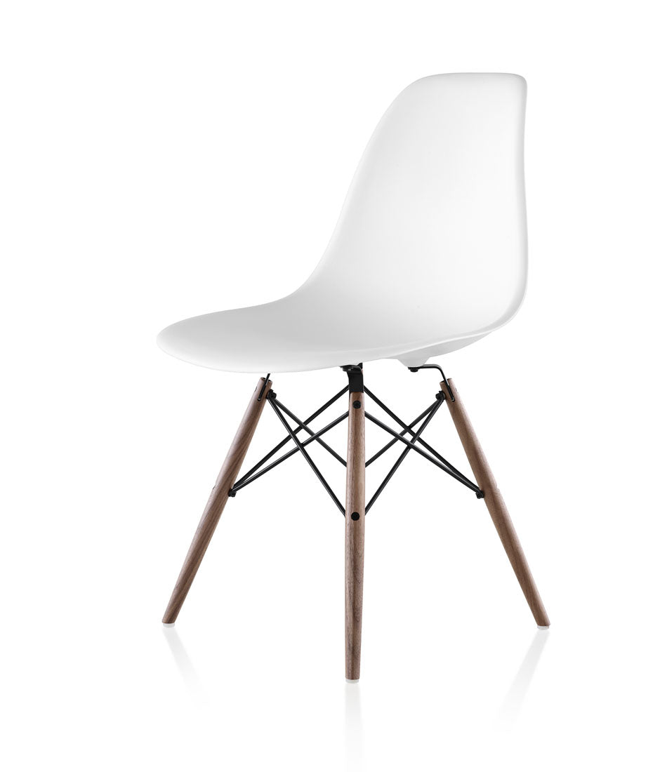 Eames® Molded Plastic Side Chair, Dowel Base