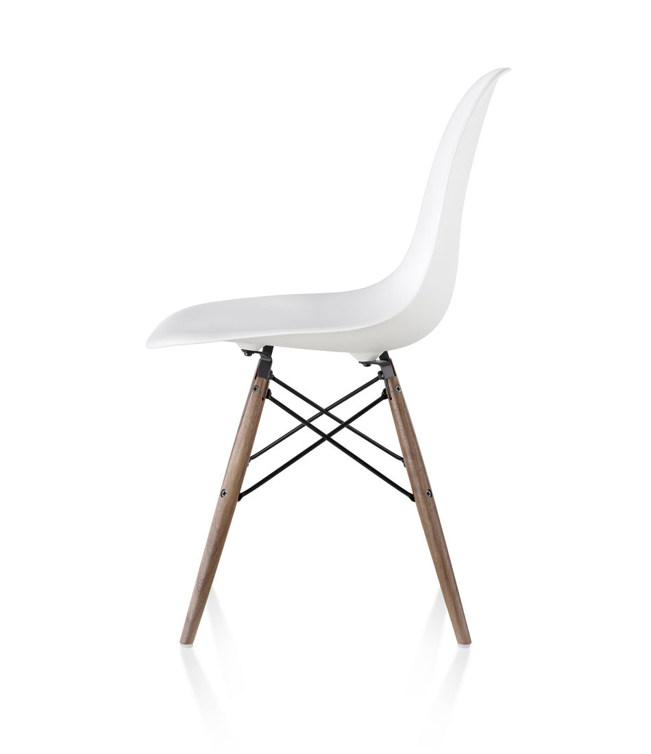 Eames® Molded Plastic Side Chair, Dowel Base