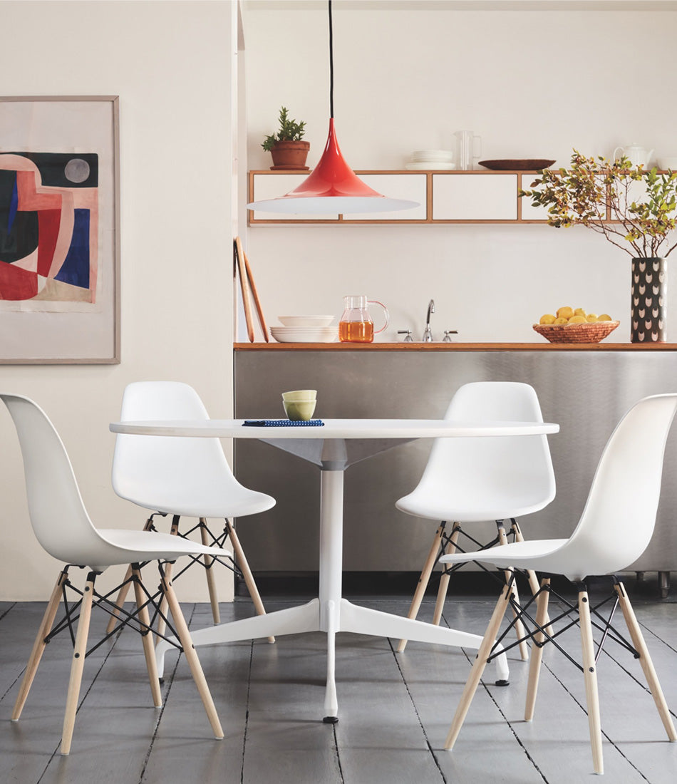 Eames® Molded Plastic Side Chair, Dowel Base