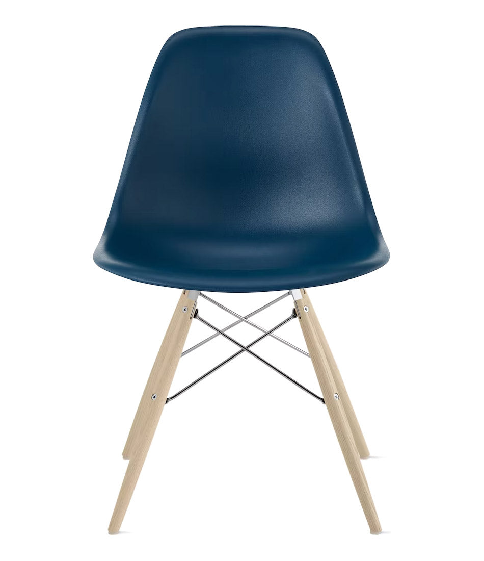 Eames® Molded Plastic Side Chair, Dowel Base
