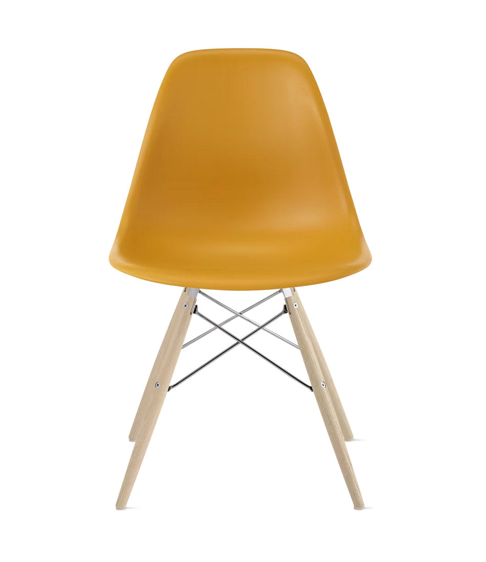 Eames® Molded Plastic Side Chair, Dowel Base