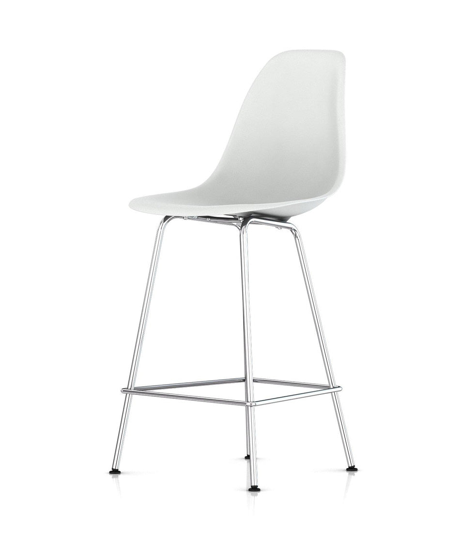 Eames® 模压塑料凳,柜台高度
