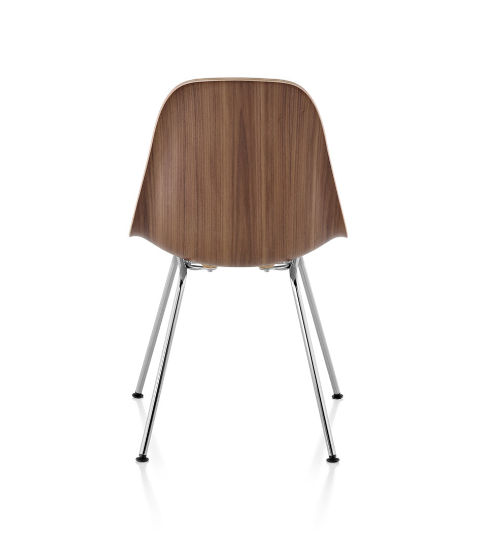 Eames® 模压木侧椅,4腿底座