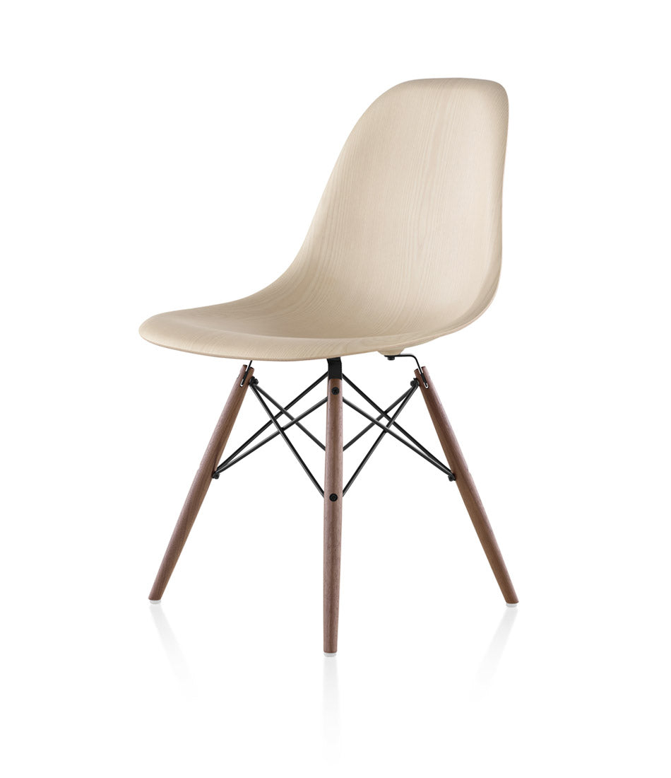 Eames® Molded Wood Side Chair, Dowel Base