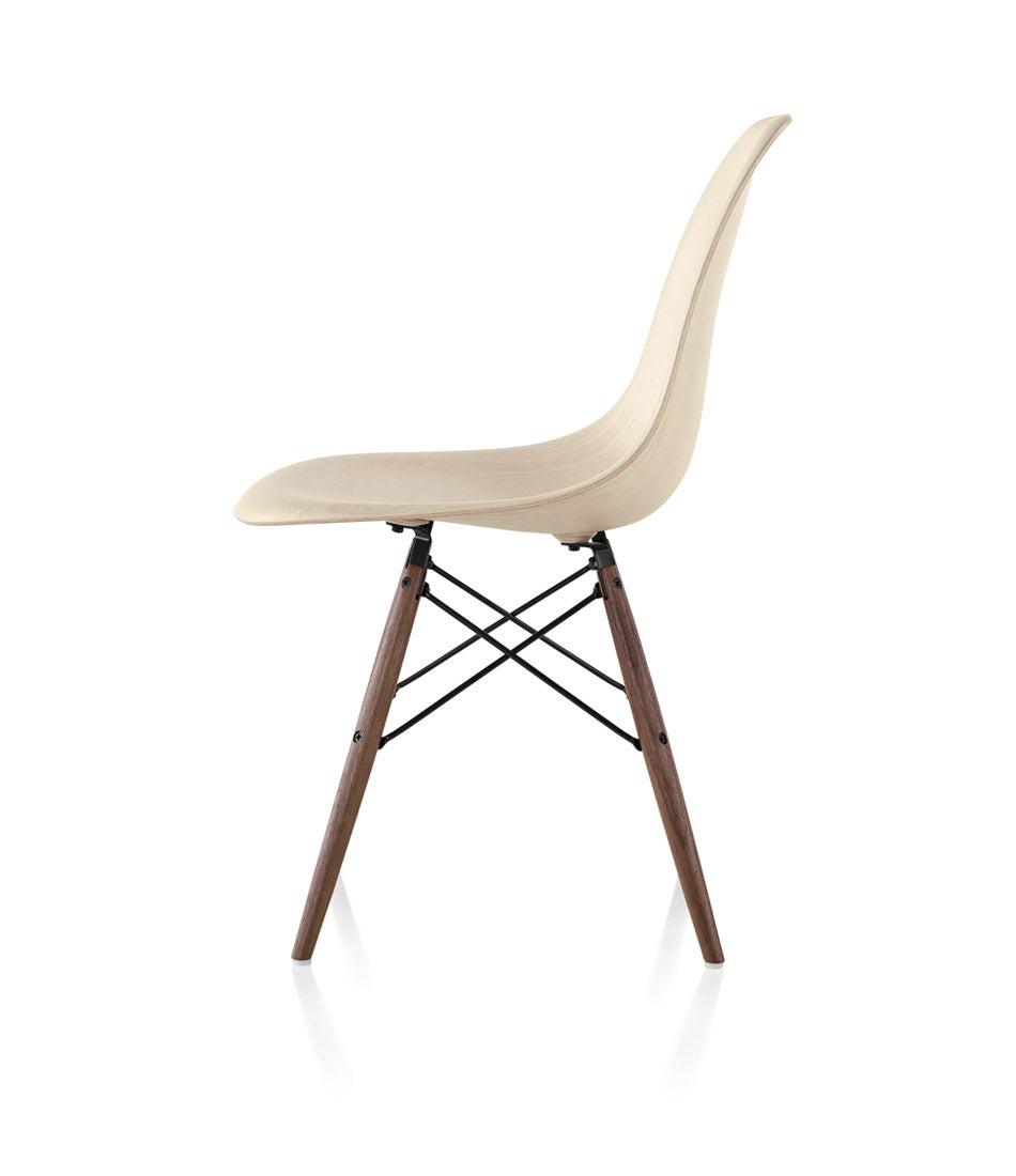 Eames® Molded Wood Side Chair, Dowel Base