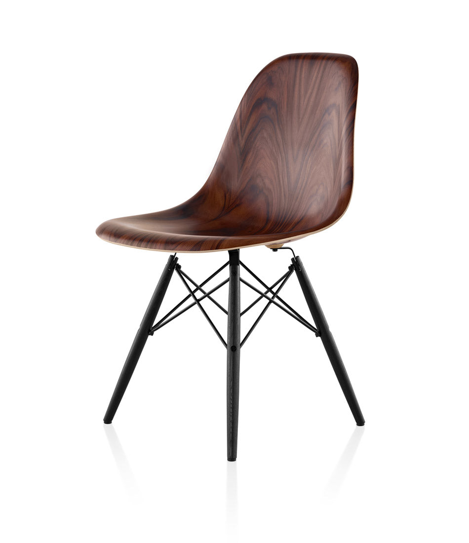 Eames® Molded Wood Side Chair, Dowel Base