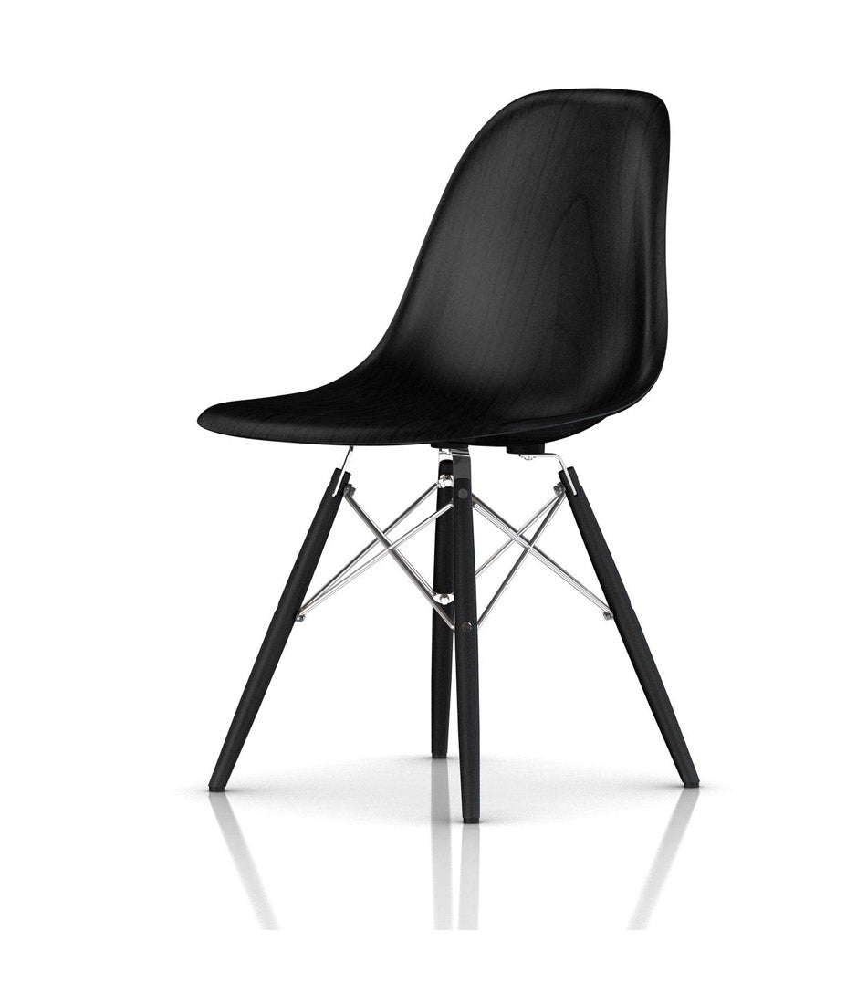 Eames® Molded Wood Side Chair, Dowel Base
