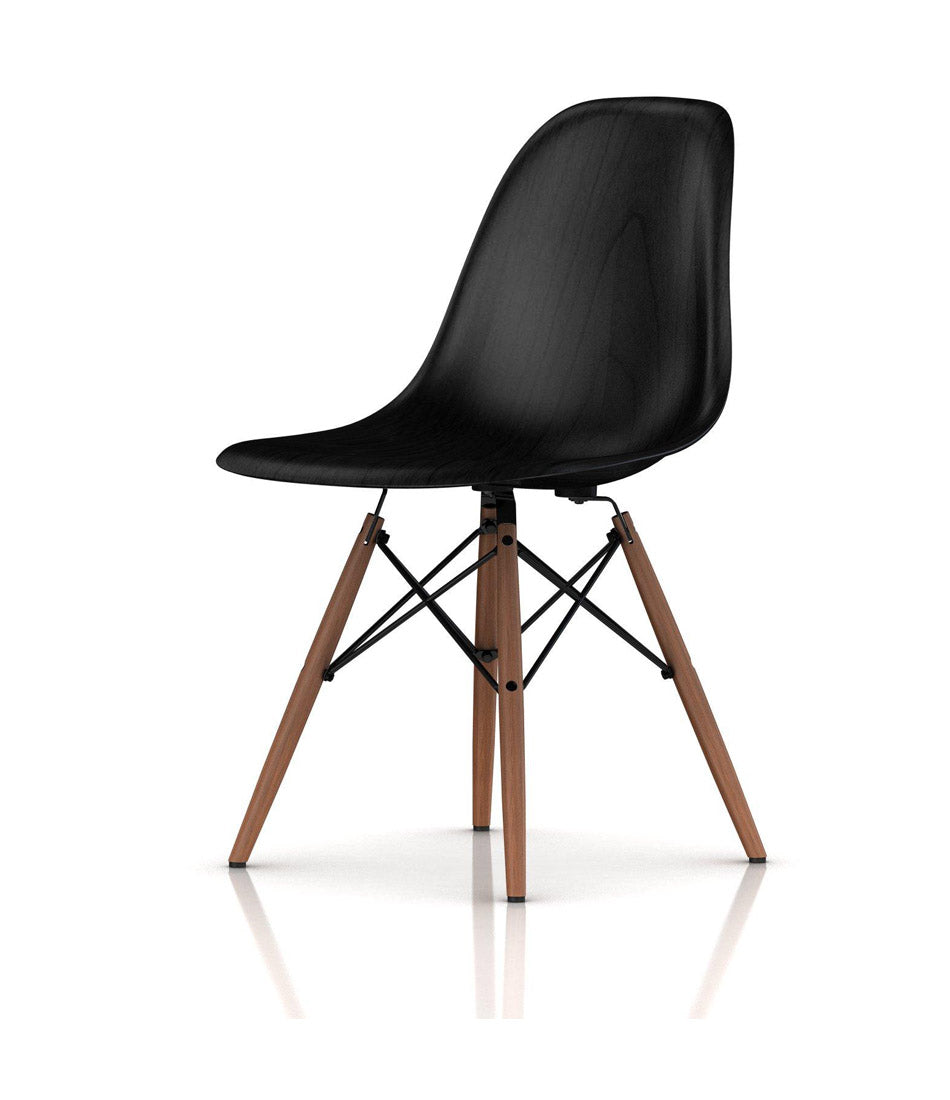 Eames® Molded Wood Side Chair, Dowel Base