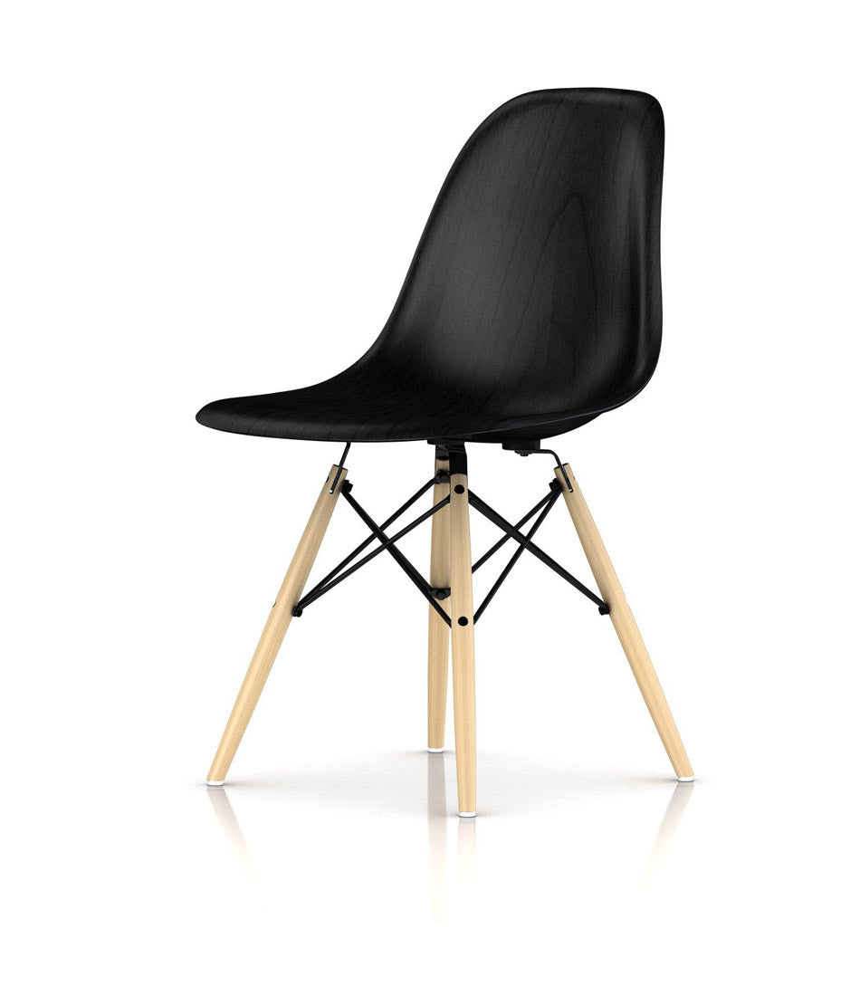 Eames® Molded Wood Side Chair, Dowel Base