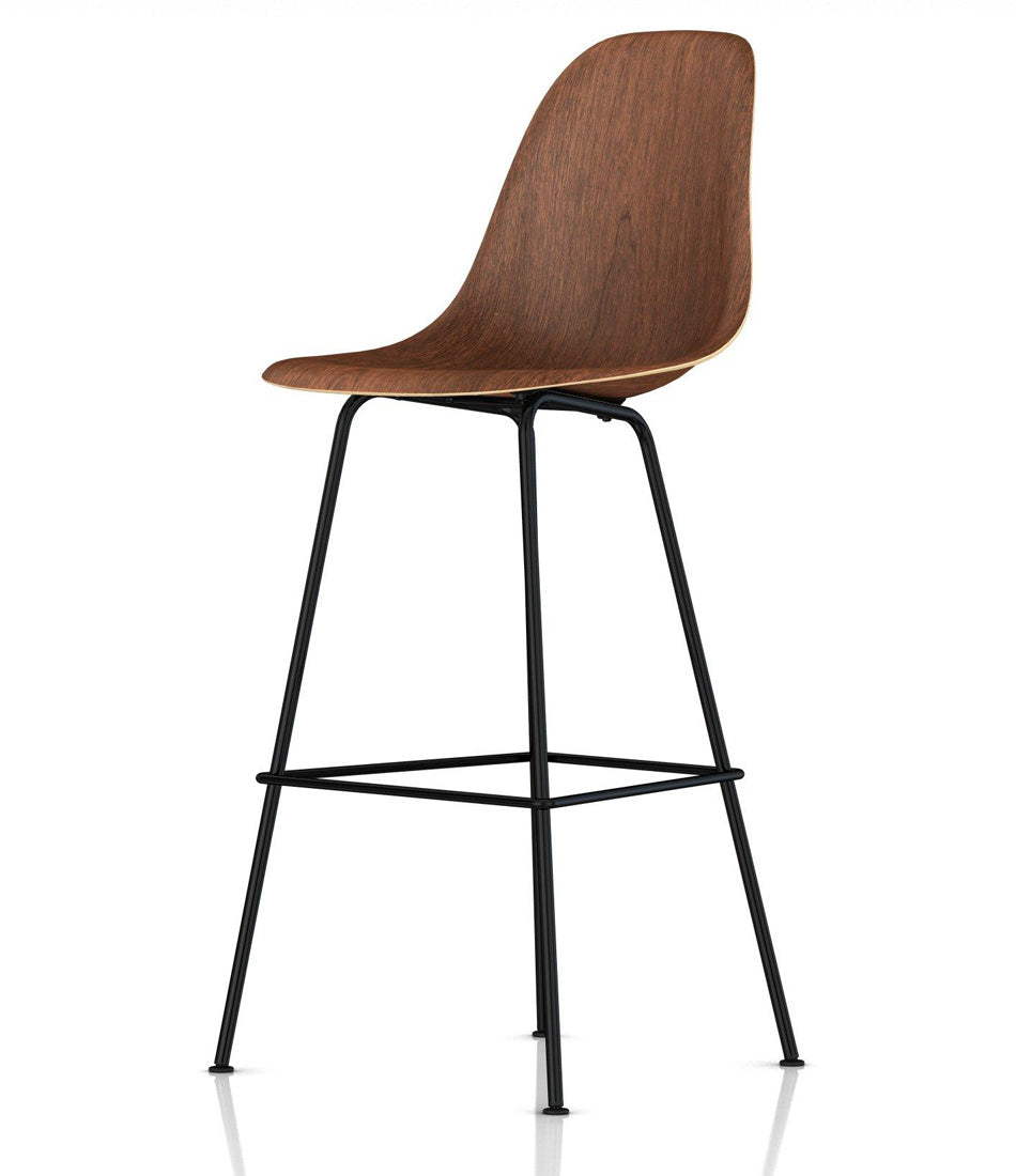 Eames® Molded Wood Stool, Bar Height