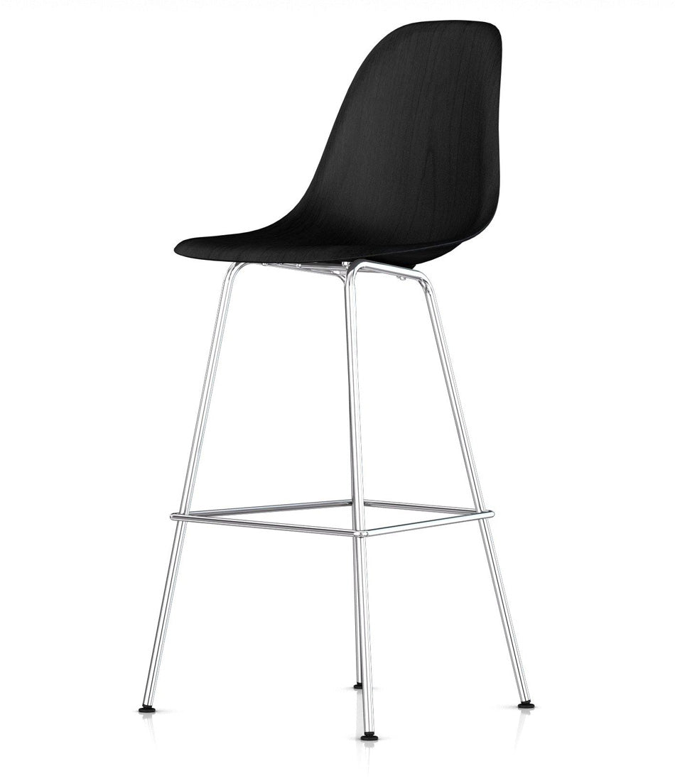 Eames® Molded Wood Stool, Bar Height