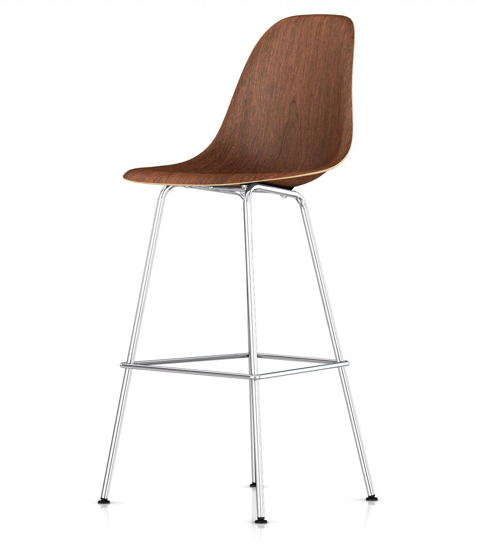 Eames® Molded Wood Stool, Bar Height