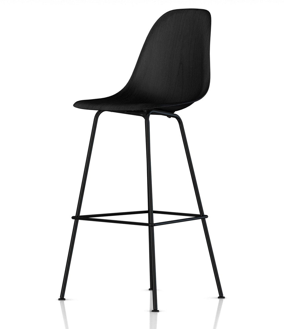 Eames® Molded Wood Stool, Bar Height