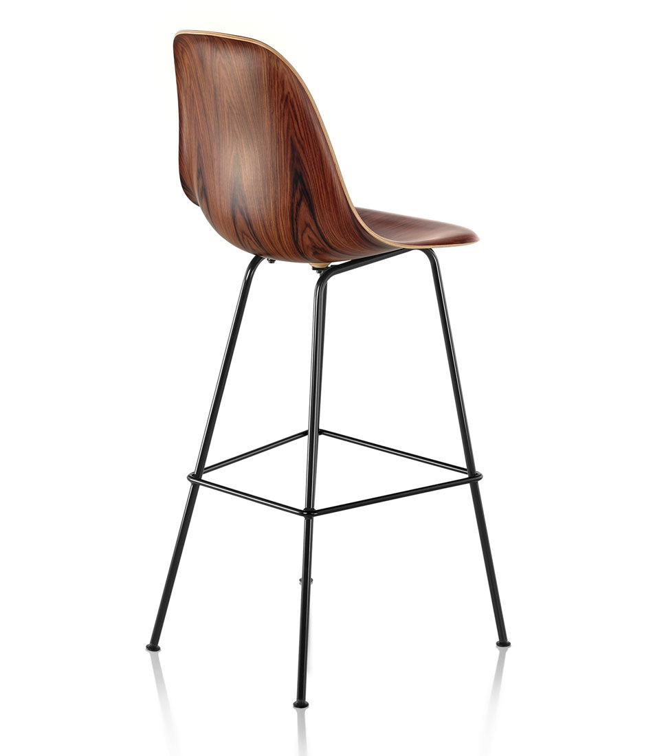 Eames® Molded Wood Stool, Bar Height