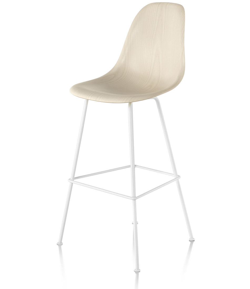 Eames® Molded Wood Stool, Bar Height