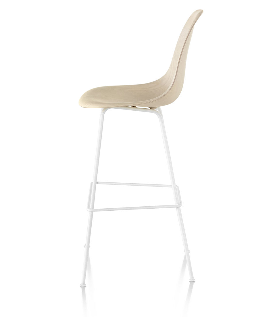 Eames® Molded Wood Stool, Bar Height
