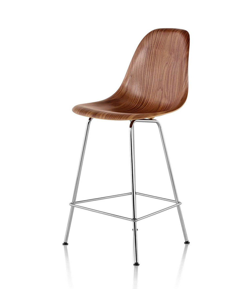 Eames® Molded Wood Stool, Counter Height