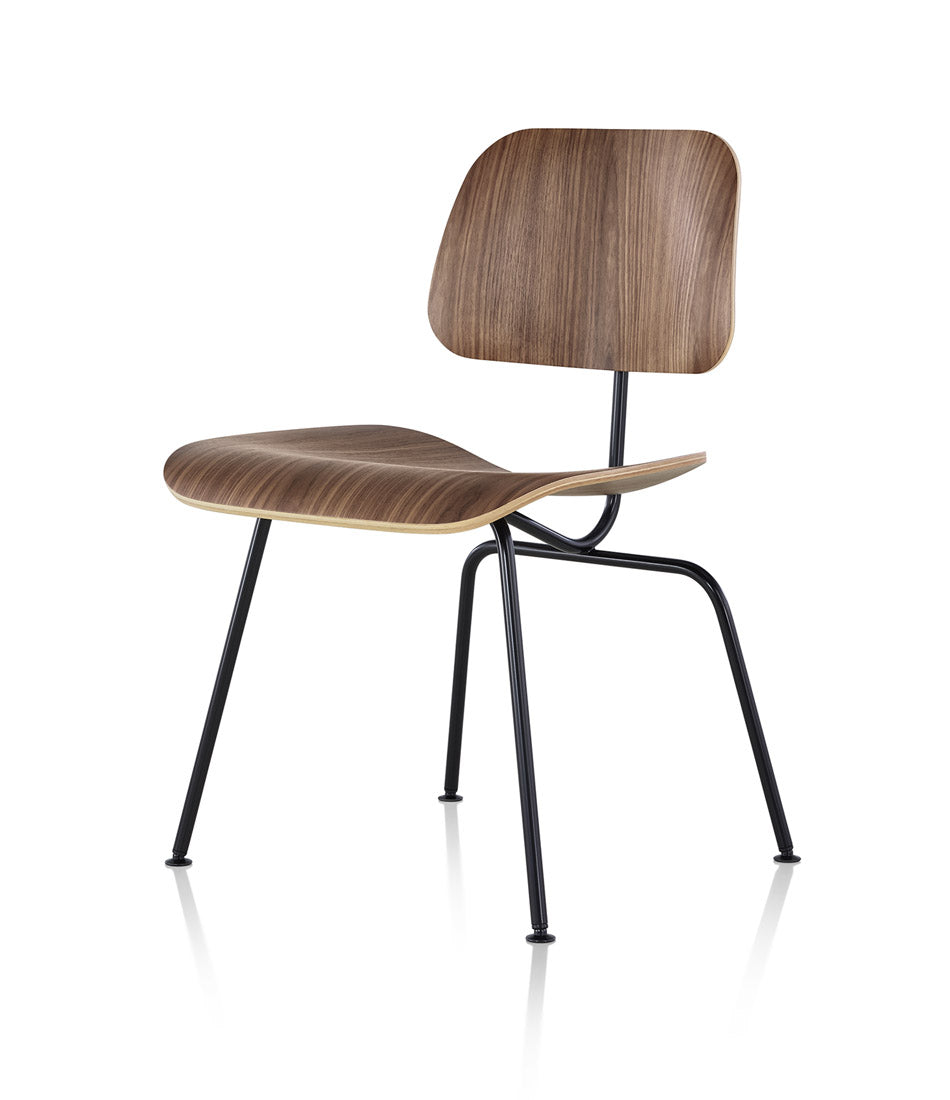 Eames® Molded Plywood Dining Chair with Metal Base