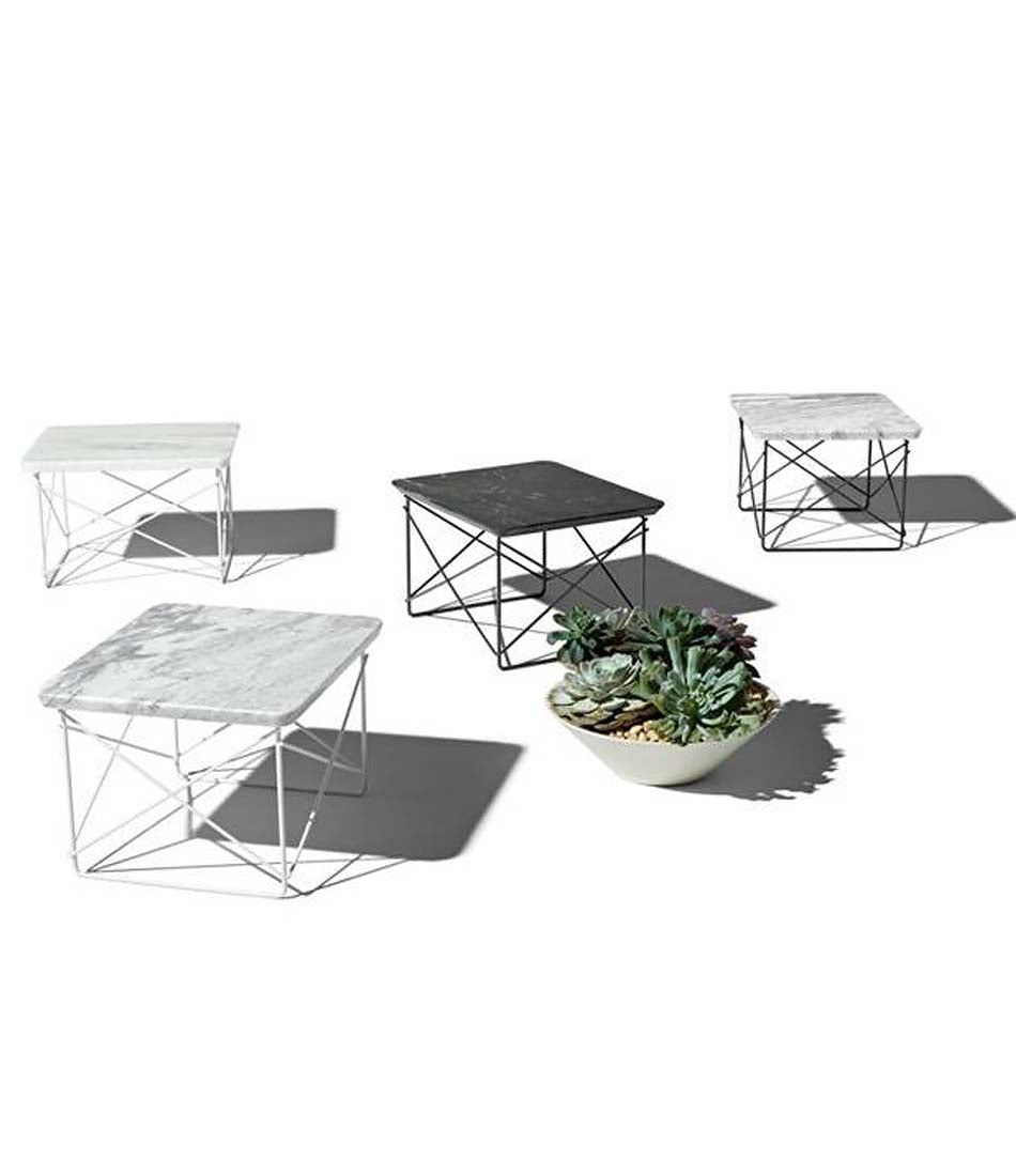 Eames® Wire Base Marble Side Table