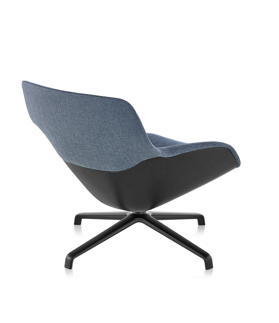 Striad® Low-Back Lounge Chair - 4-Star Swivel Base - Fabric