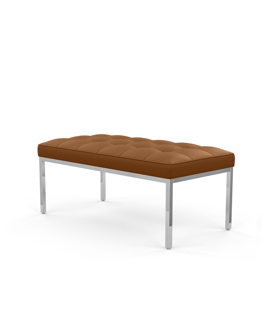 Florence Knoll Relaxed Bench Two and Three Seat - Leather