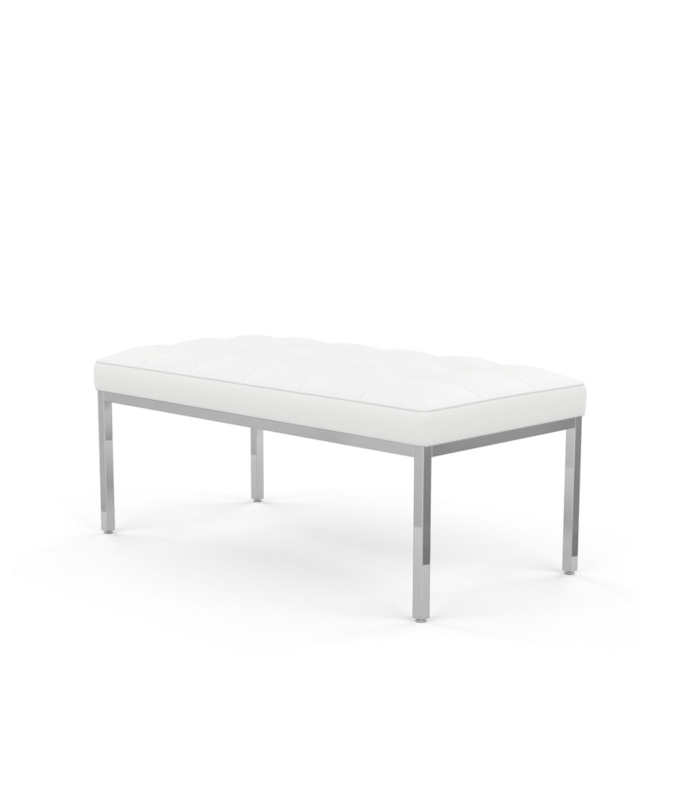 Florence Knoll Relaxed Bench Two and Three Seat - Leather