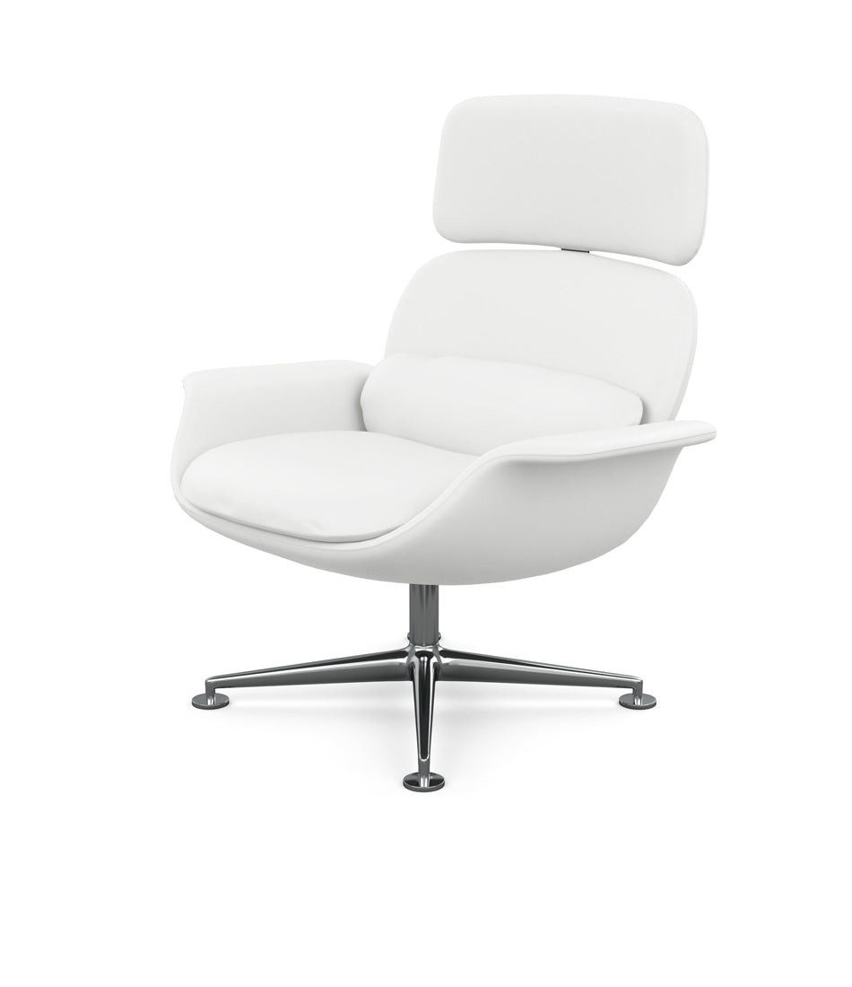 Knoll KN02 Swivel and Reclining High Back Lounge Chair