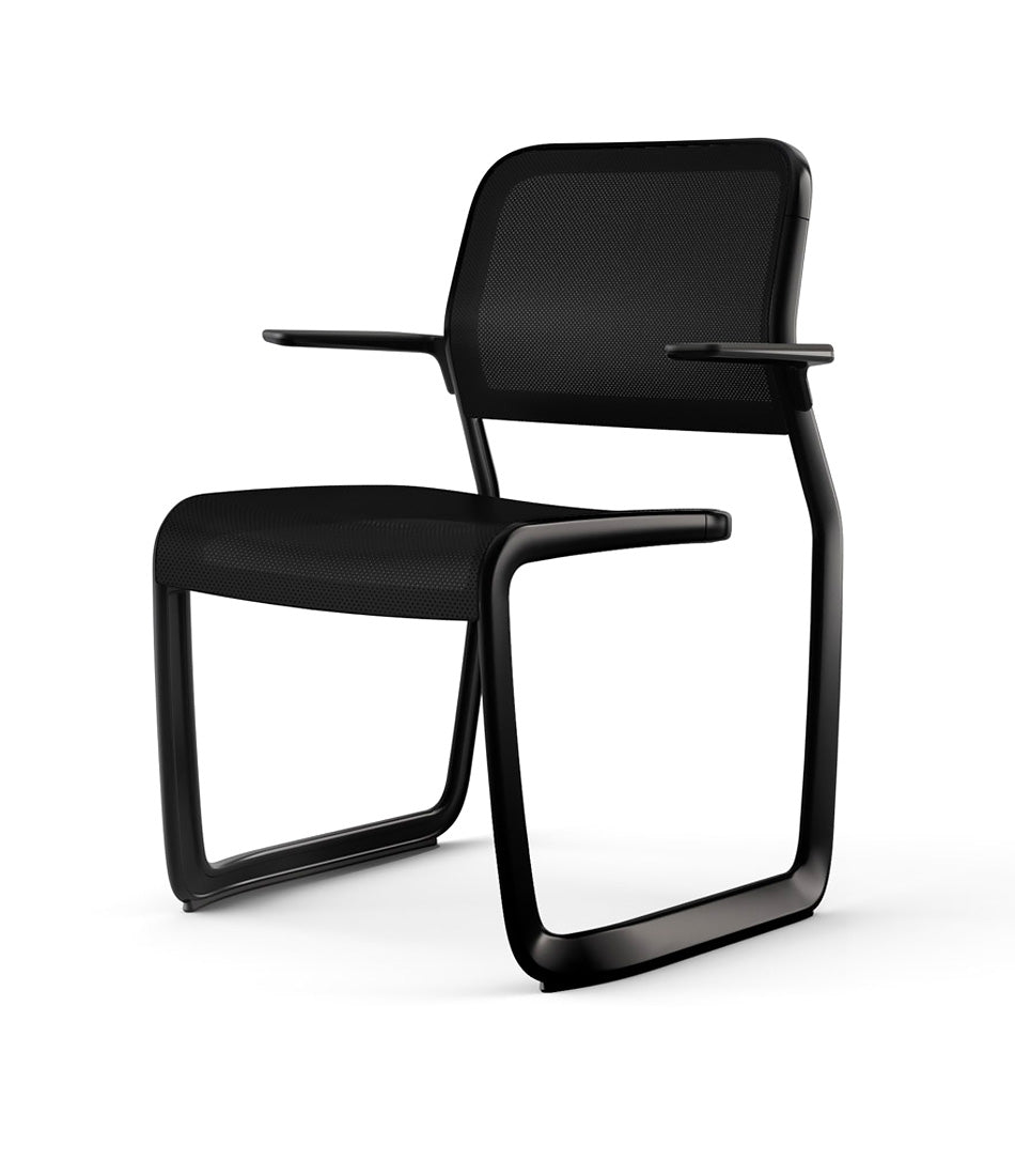 Newson Aluminum Chair with Arms