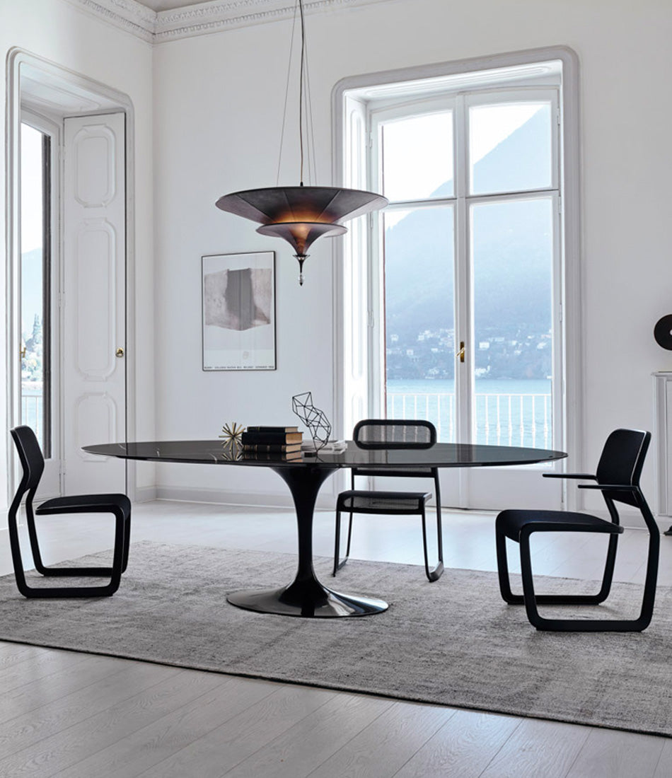 Newson Aluminum Chair with Arms