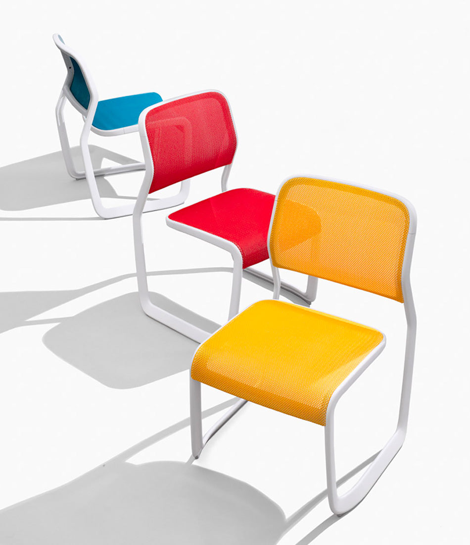 Newson Aluminum Chair with Arms