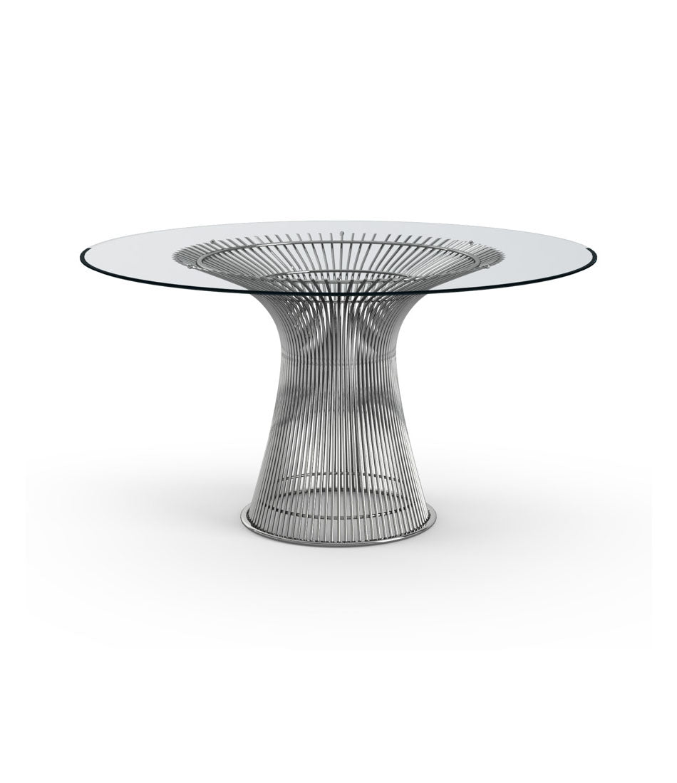 Platner Polished Nickel Dining Table